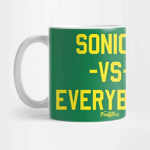 SONICS vs EVERYBODY by fontytees